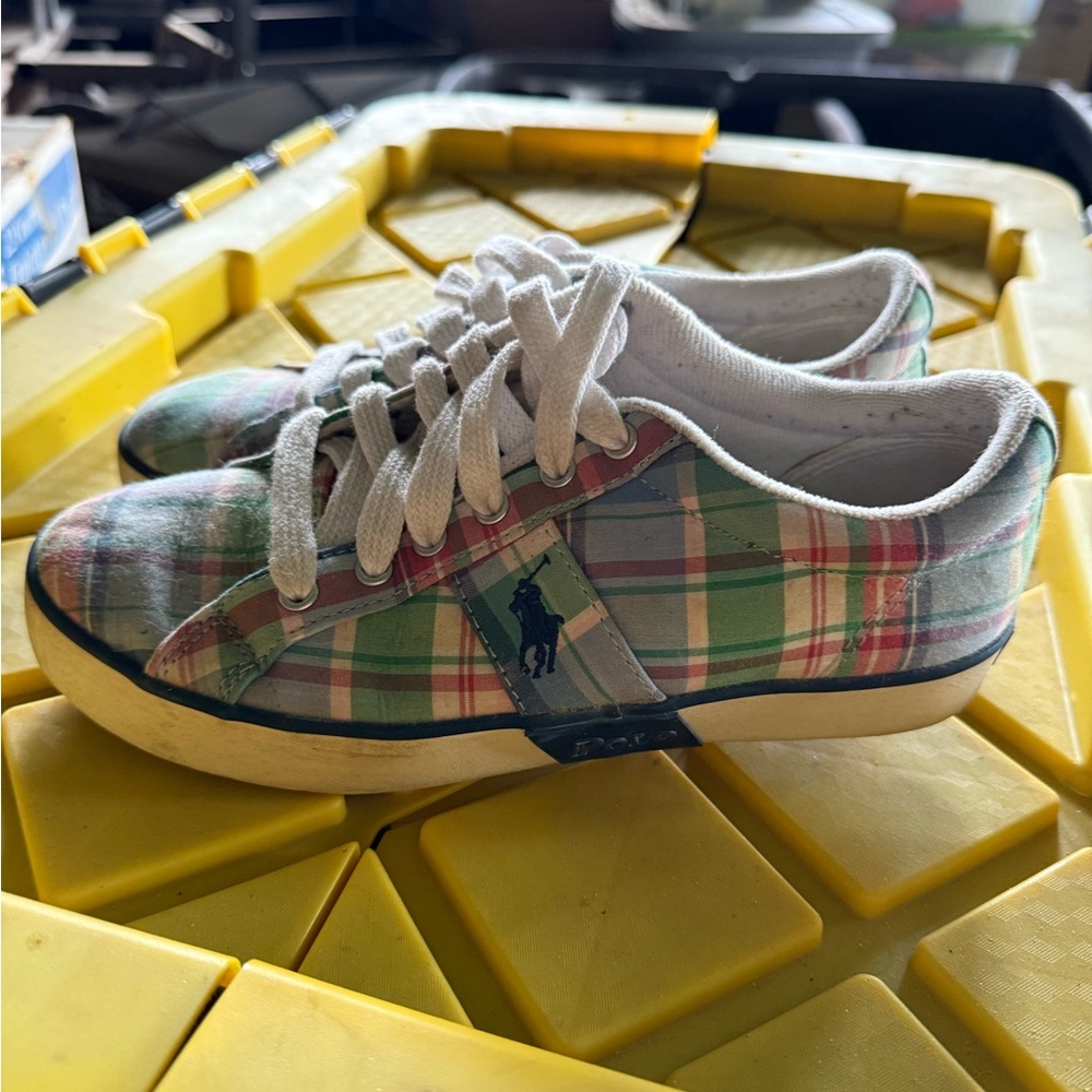Ralph Lauren Plaid Sneakers - Multicolor